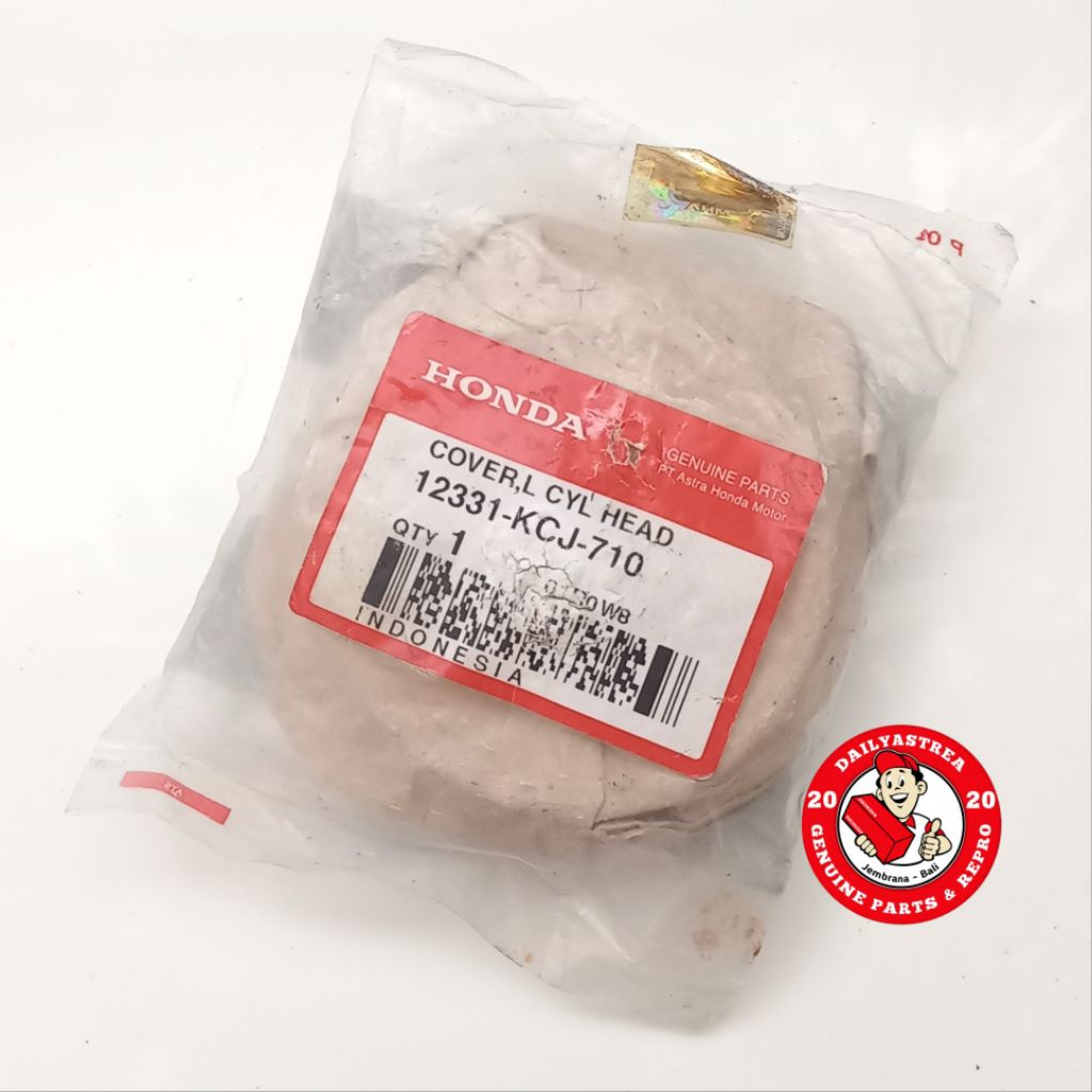 COVER TUTUP BLOK BLOCK KOP HEAD CYLINDER KIRI HONDA TIGER 2000 LAWAS LAMA REVO ORIGINAL 12331-KCJ-71