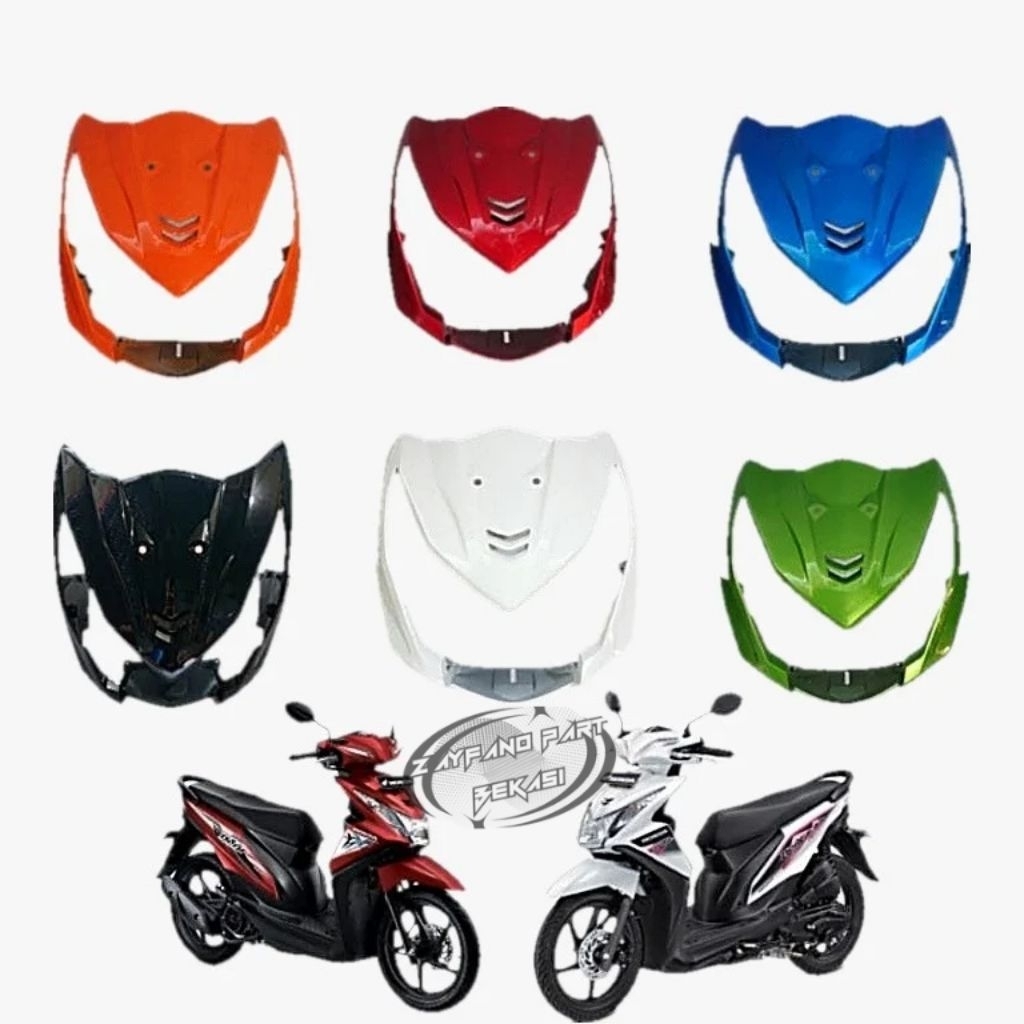 Body depan beat fi cover front tameng depan beat fi lama 2012 - 2016 K25