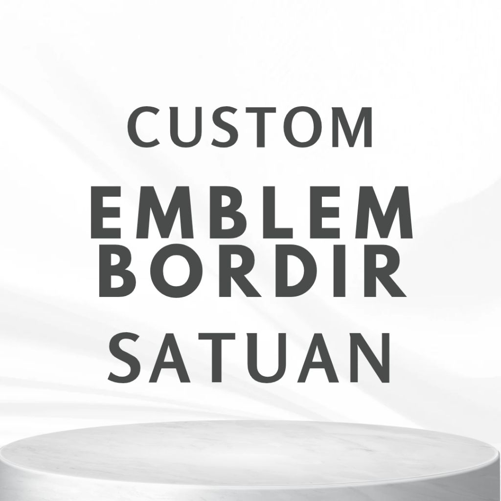 Custom Emblem Bordir Satuan