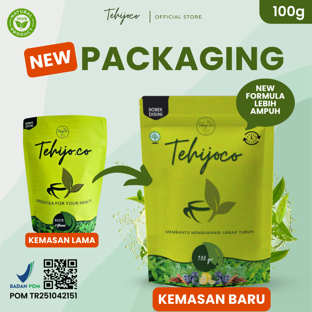 Teh Hijau Diet Pelangsing Herbal – Turunkan Berat Badan & Hilangkan Perut Buncit