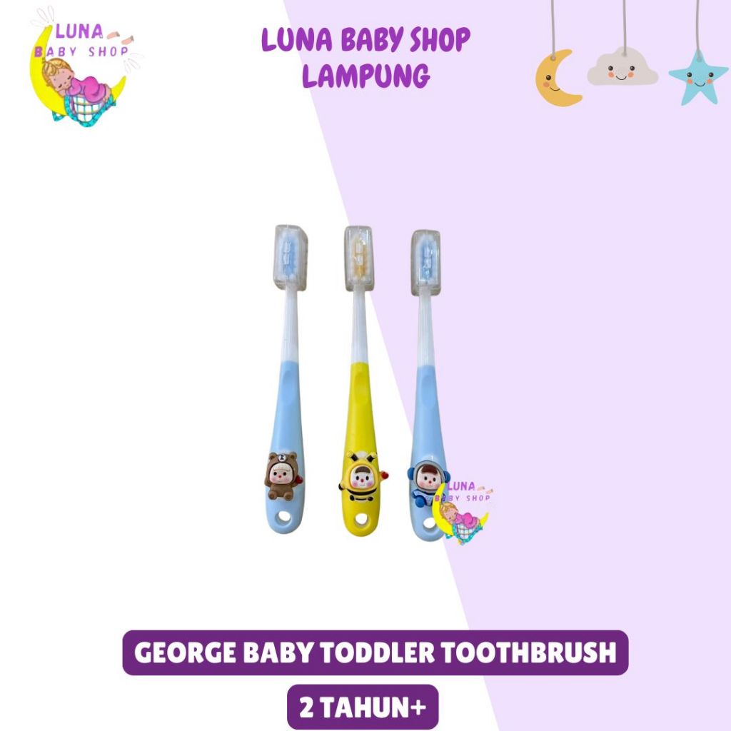 George Baby Toddler Toothbrush/Sikat Gigi Anak 2+Tahun