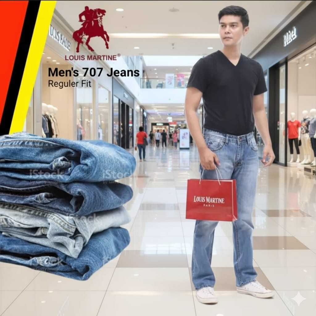 Celana Jeans Lois Martine Pria Original Size 28-38 Asli 100%  Premium Standar Panjang Model Terbaru 