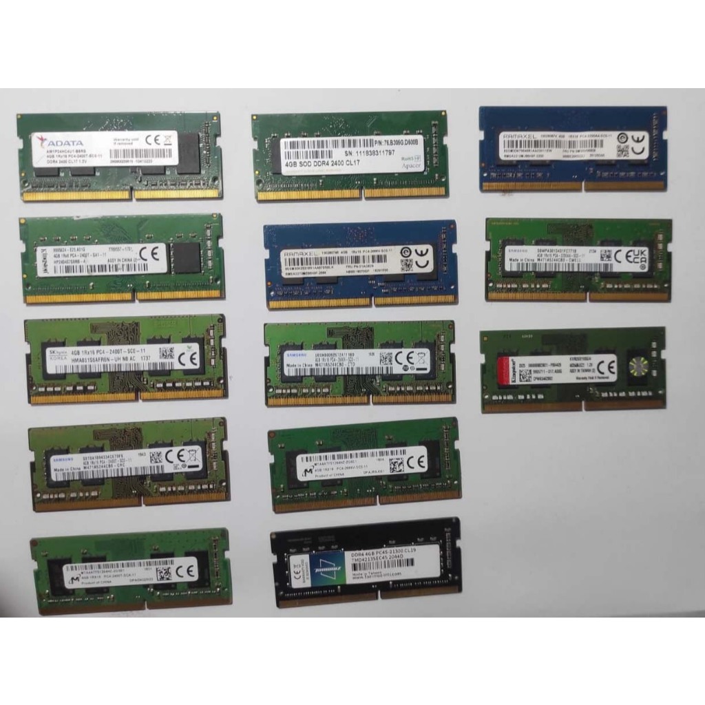 sodimm memory Laptop adata samsung micron skhyinix kingston ram 4GB 8GB 16GB DDR4 DDR3 2400T 3200AA