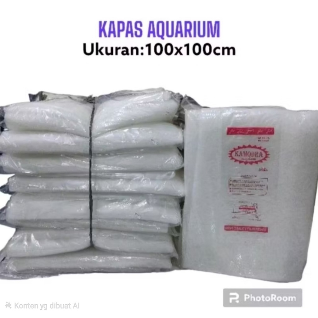 Dacron Busa / Kapas (1mx1m) Kapas filter aquairum Radots Super 1x1 Meter