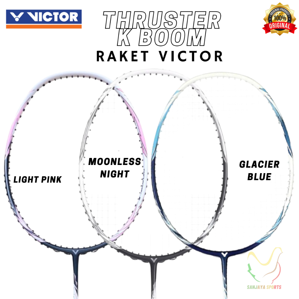 RAKET BADMINTON BULUTANGKIS RAKET VICTOR THRUSTER K BOOM ORIGINAL