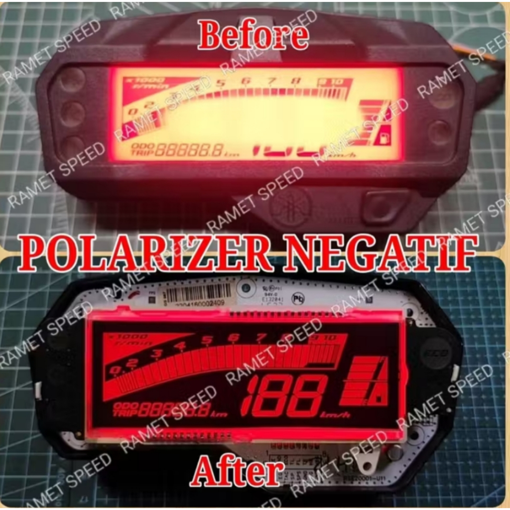 POLARIZER LCD SPEEDOMETER BYSON FI