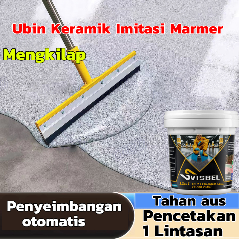 Cat lantai epoxy perata sendiri 5KG cat cat cat dinding cat dasar cat rumah cat