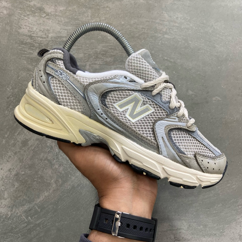 [Size 36] New Balance 530 Vintage Grey Matter Second. Kondisi Mulus, Harga barunya 2.4 Juta Rupiah (