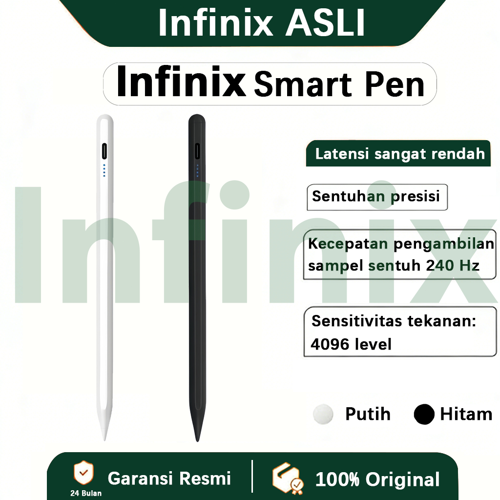 infinix Stylus Pen infinix xpad 4/X5 Pro/Smart 7/P20 pad pulpen stylus stilus pen capacitive kompati