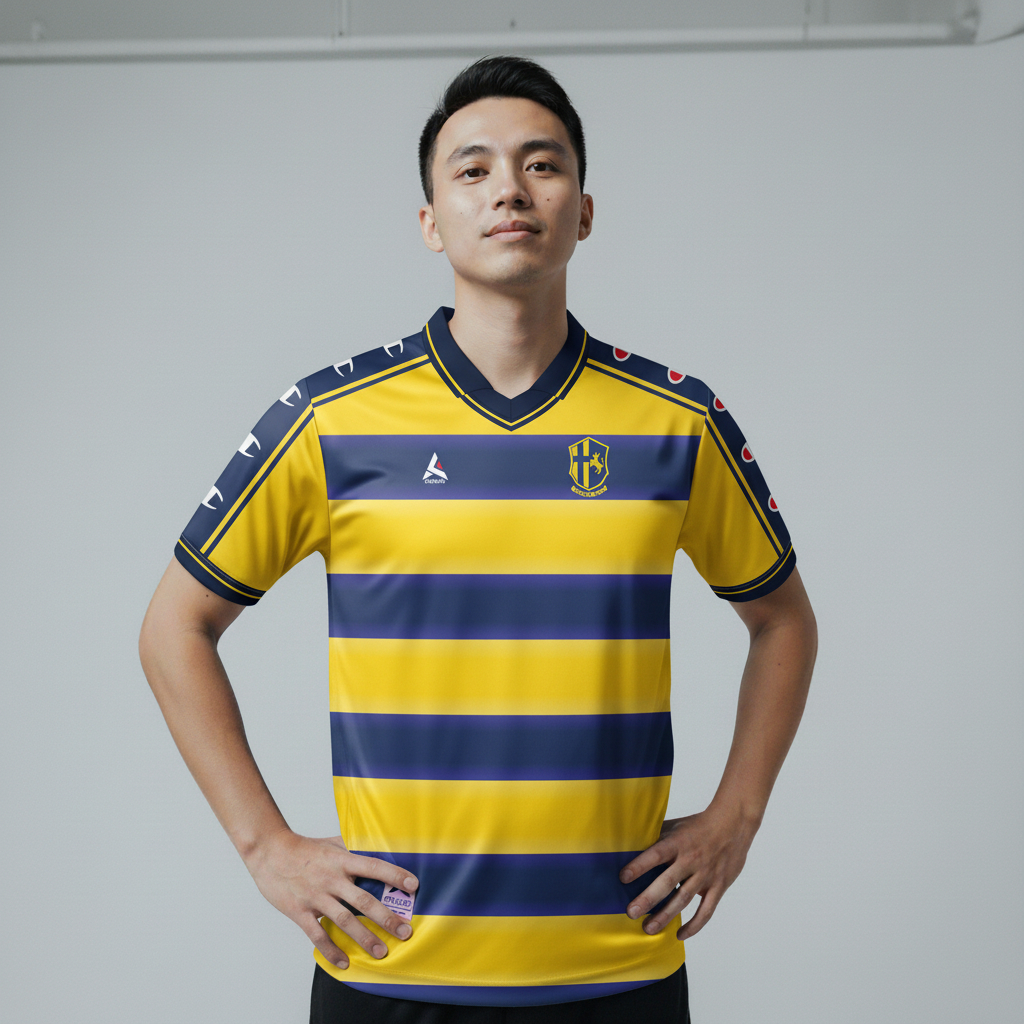 ATHLETIC SPORTWEAR - Jersey Bola Fantasy Parma 2000-2001 Fullprinting Casual - Atasan