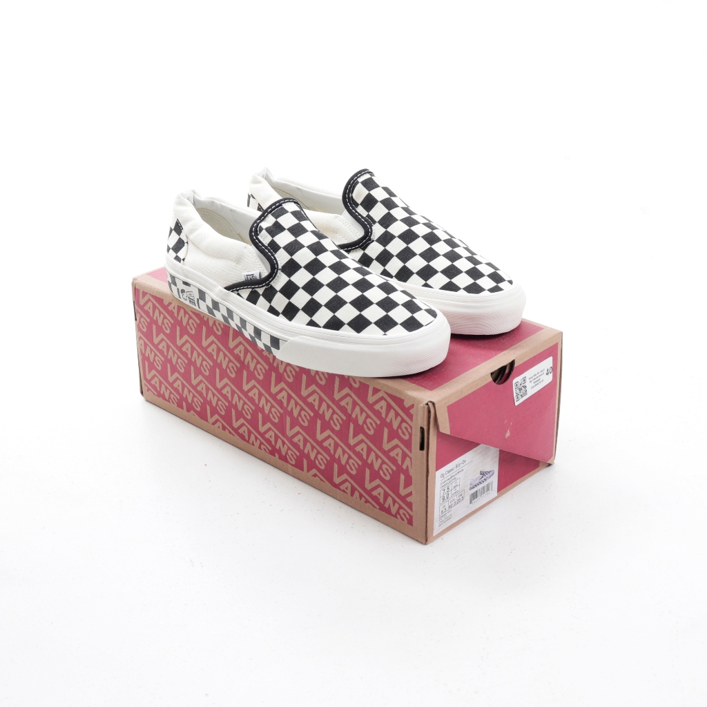Vans Slip On Vault Og Checkerboard Sidewall
