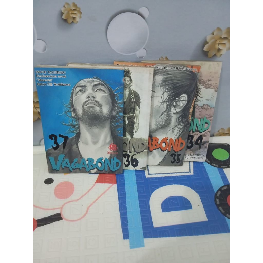 komik vagabond inoue takehiko set volume 34,35,36&37