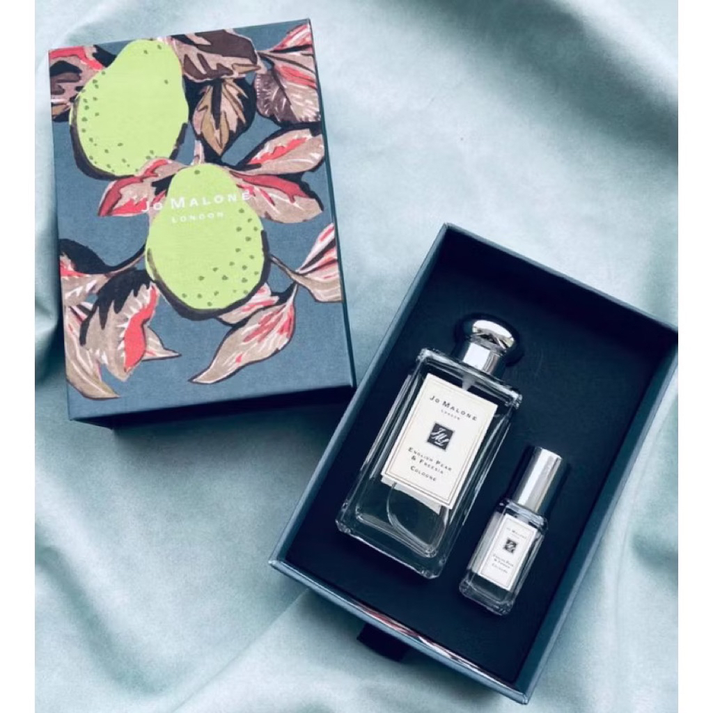 Jo malone duo set english pear gift set segel original