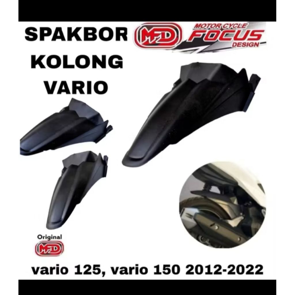 Spakbor kolong Vario 125 / 150 / Spatbor Vario 125 / 150 MFD /  Spakbor Belakang Vario 125 / 150