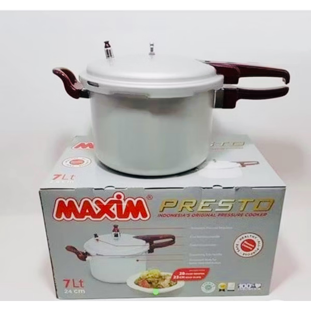 (Free Kardus & Bublewrap) Panci Presto Maxim Maspion 7 Liter | Manci Presto Maspion | Pelunak Daging