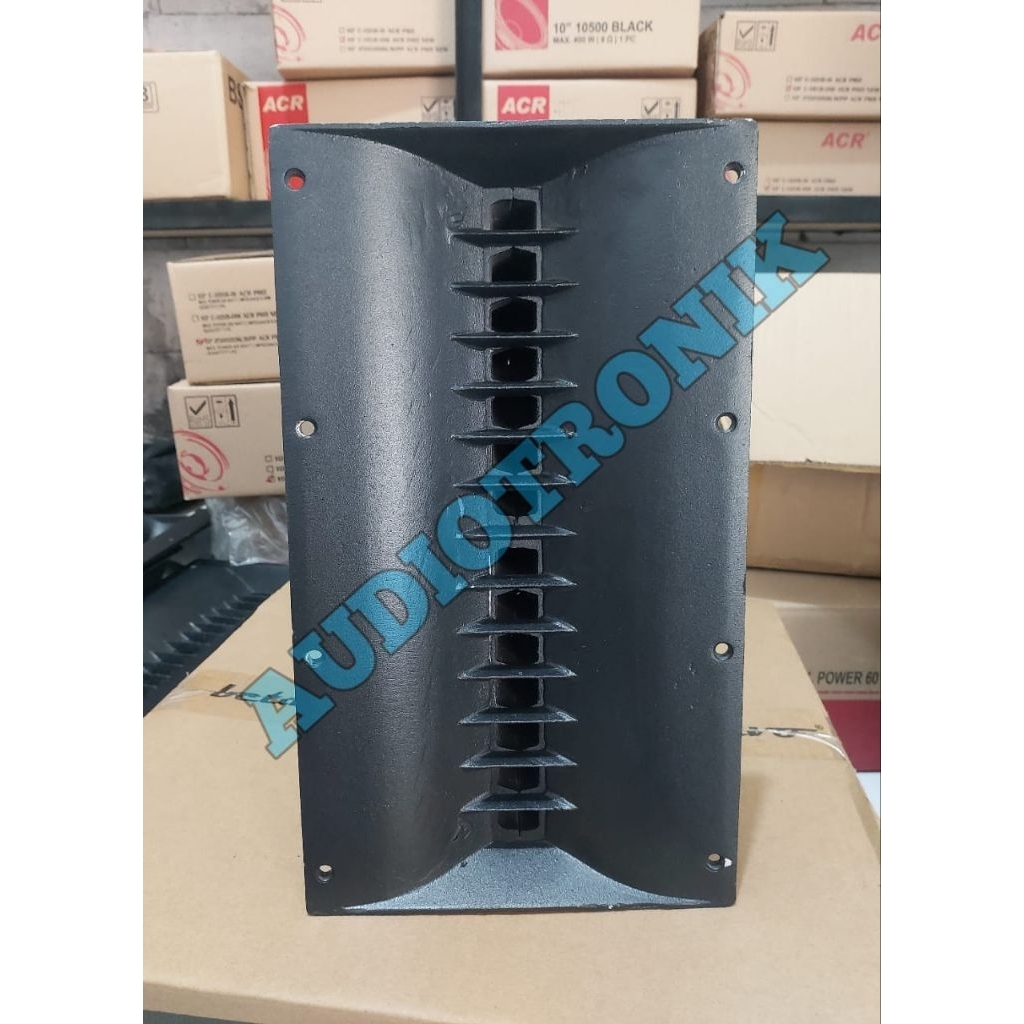 HORN TWETER/ CORONG TWETER MODEL HARMONIKA DOBEL UK 19X33 CM TINGGI 16.5 CM BAHAN COR DIRAL ALMUNIUM