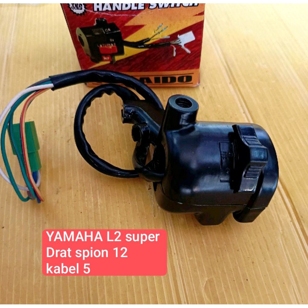 HOLDER SAKLAR  kanan  Yamaha L2 super l2super l2  Hitam drat 12