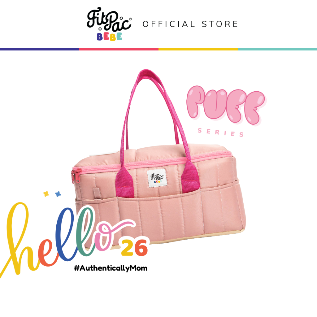 FitPac Diaper Bag/Caddy Bag/Tas Bayi-Diaper Pac Puff