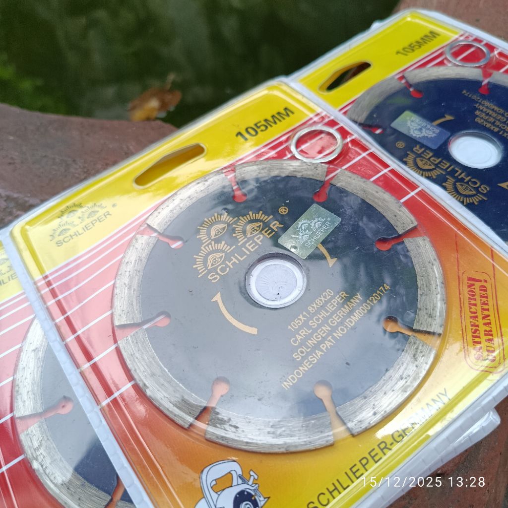 Mata GERINDA Potong SCHLIEPER 4" Untuk keramik ubin dan  batu Alam sangat Tajam