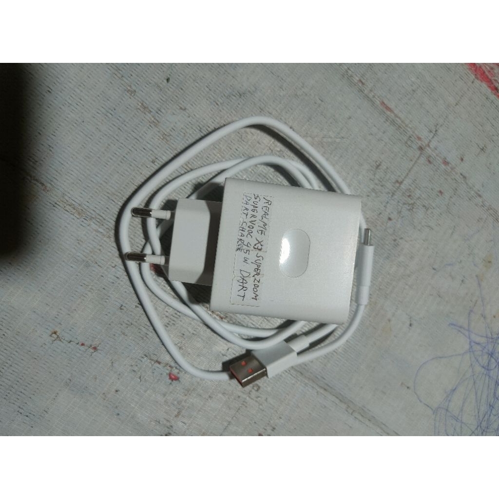 charger realme X3 superzoom DART SUPERVOOC (fast charge) 45w second like new