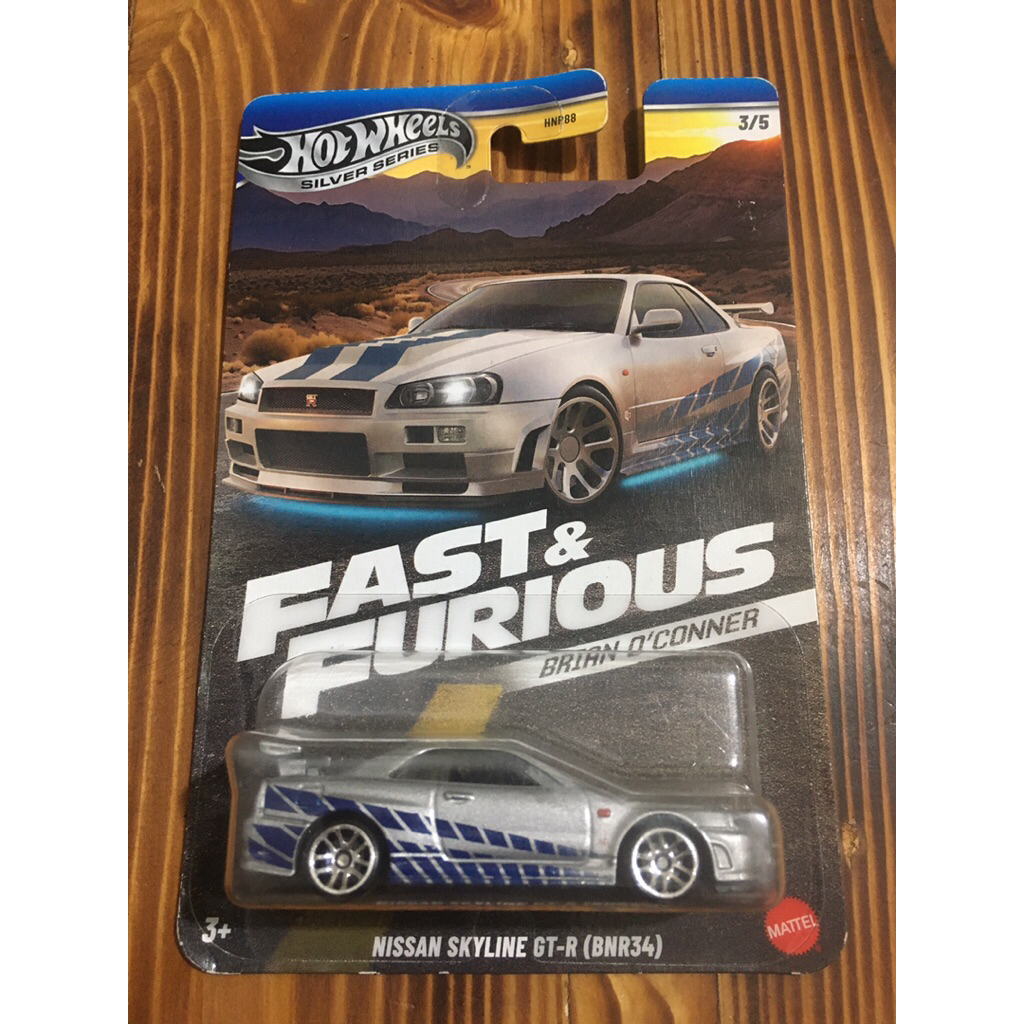 HOTWHEELS NISSAN SKYLINE GTR (BNR34) FAST AND FURIOUS