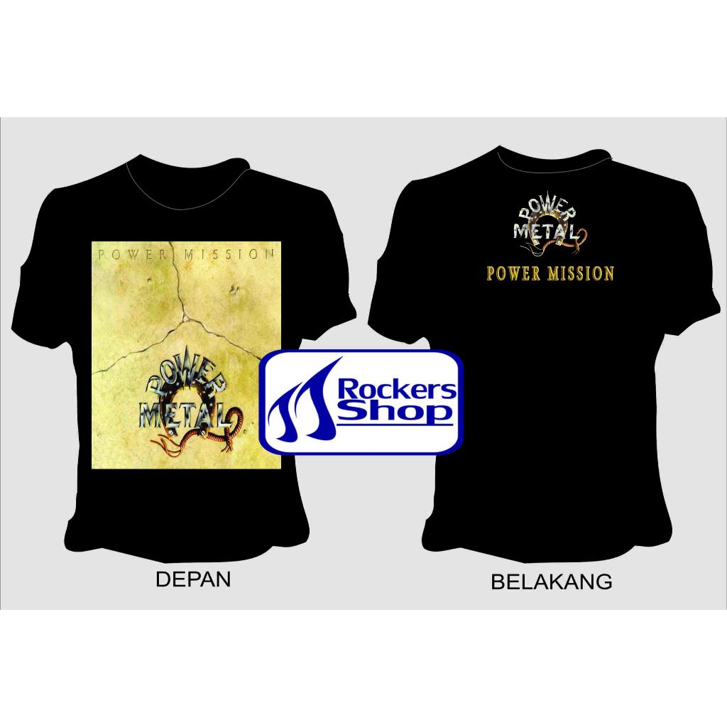 KAOS POWER METAL ALBUM POWER MISSION SINGLE HITS EGO SENTRIS MEMORI JINGGA SIRNA BAND ROCK METAL LAW