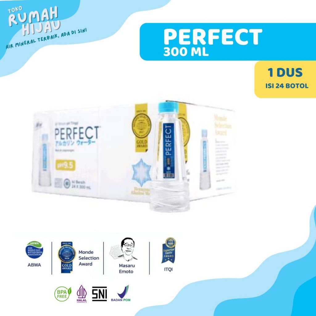 Perfect 300ml Alkaline Water - Air Mineral pH 9.5