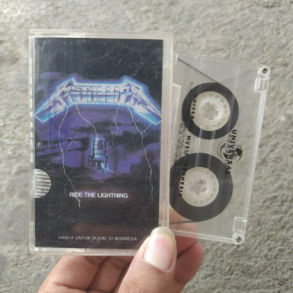 Kaset Pita Metallica - Ride The Lightning