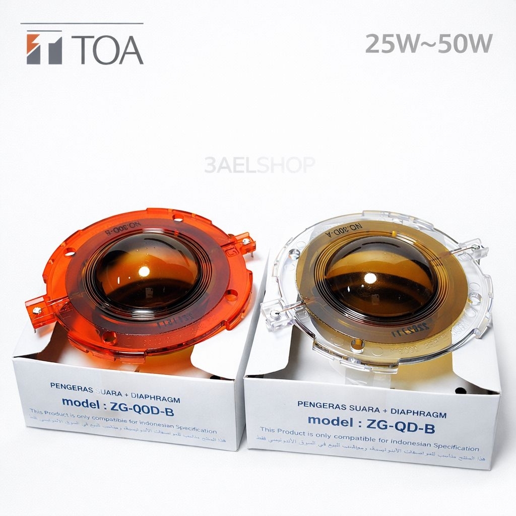 TOA SPUL DIAPHRAGM ORIGINAL ZG-30DA 25W/ZG-30DB 50W SPULL CORONG SPEAKER  ZH-5025B ZH-5025BM ZH-5025