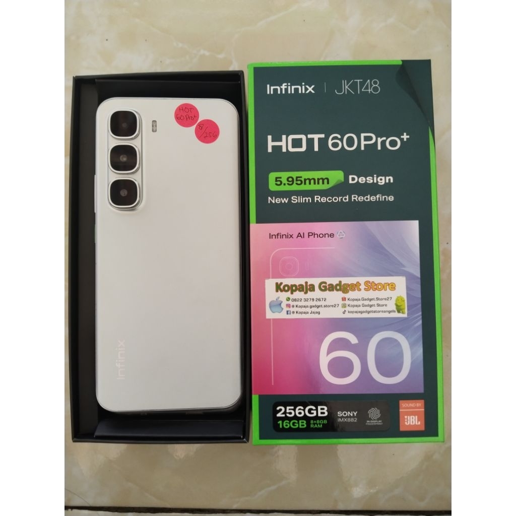 Infinix Hot 60 Pro+ 8/256 second fullset