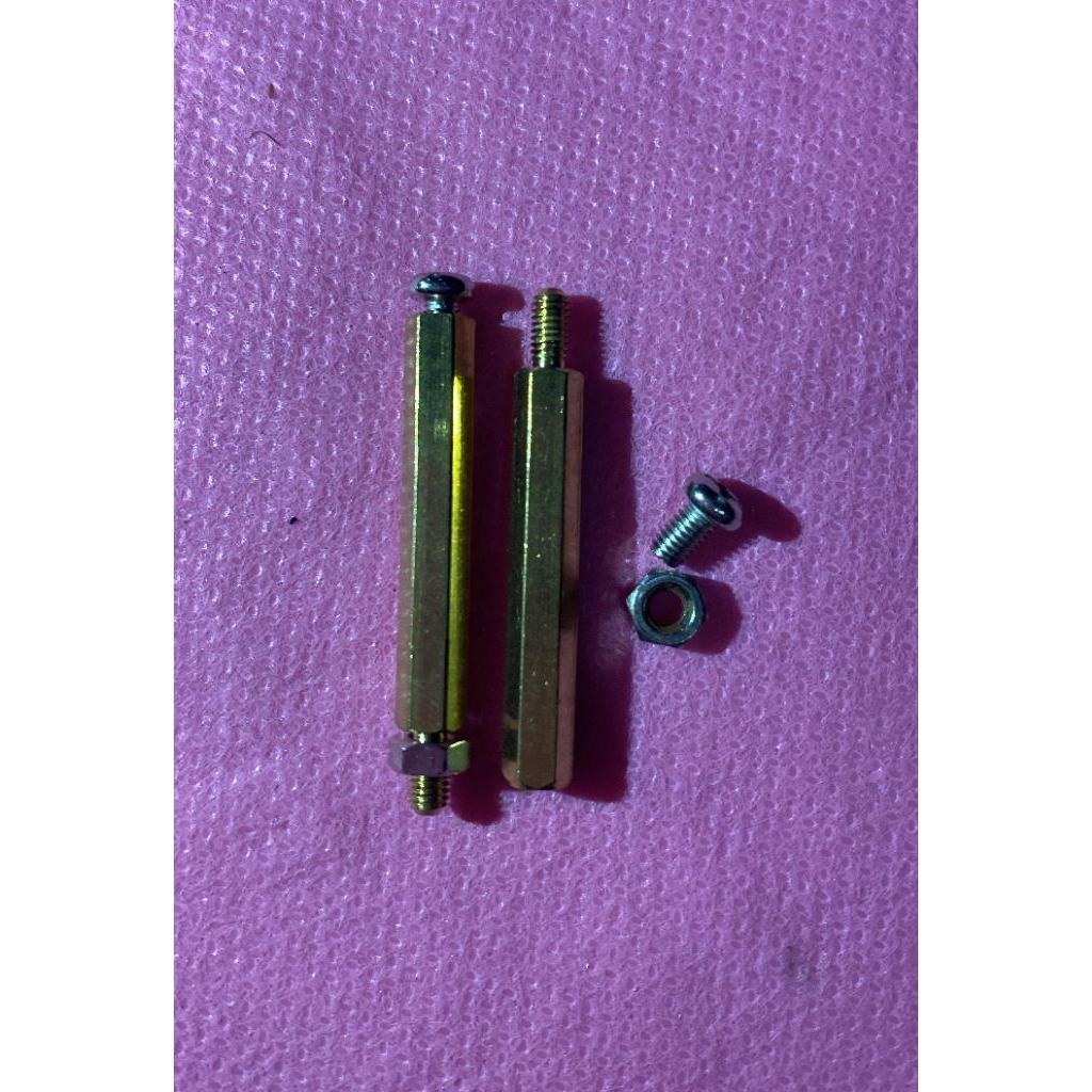 Spacer Kaki PCB 3cm Kuningan | Spacer PCB Ukuran 3cm