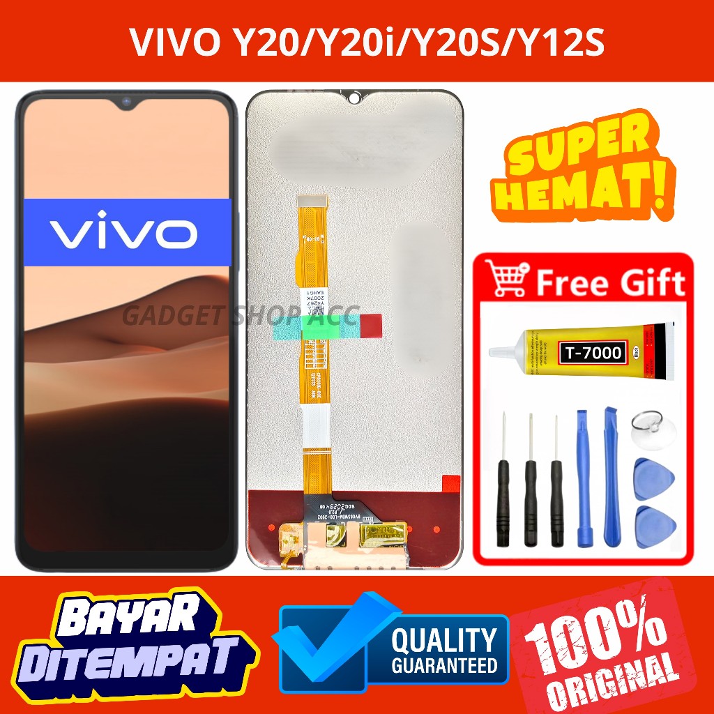 LCD VIVO Y20/Y20i/Y20S/Y20 5G/Y12S FULLSET Touchscreen ORI