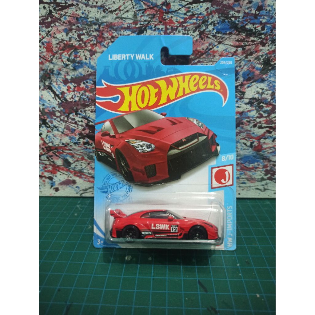 HOTWHEELS LB SILHOUETTE WORKS NISSAN 35GT LBWK MERAH