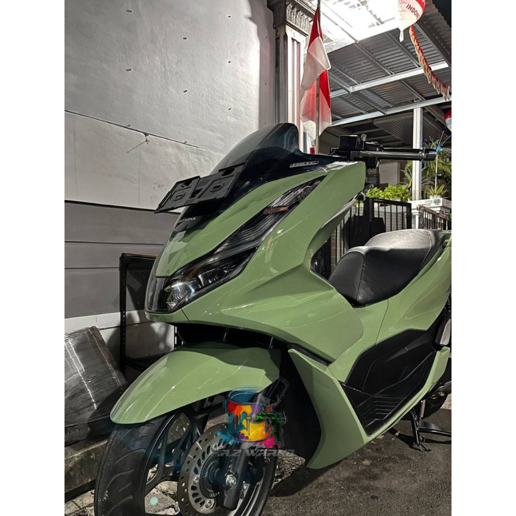 CAT CUSTOM SAGE GREEN CAT MOTOR/MOBIL