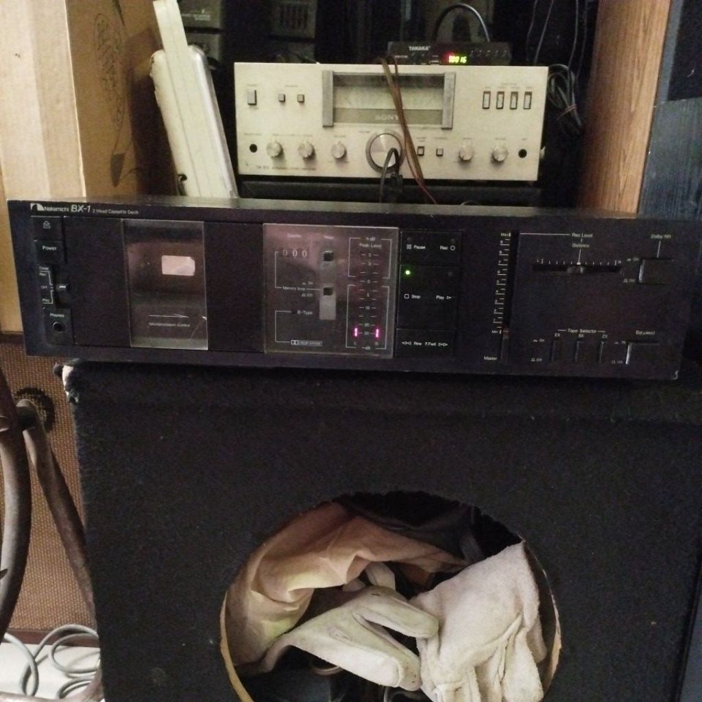 2 head cassette kaset tape deck nakamichi bx-1