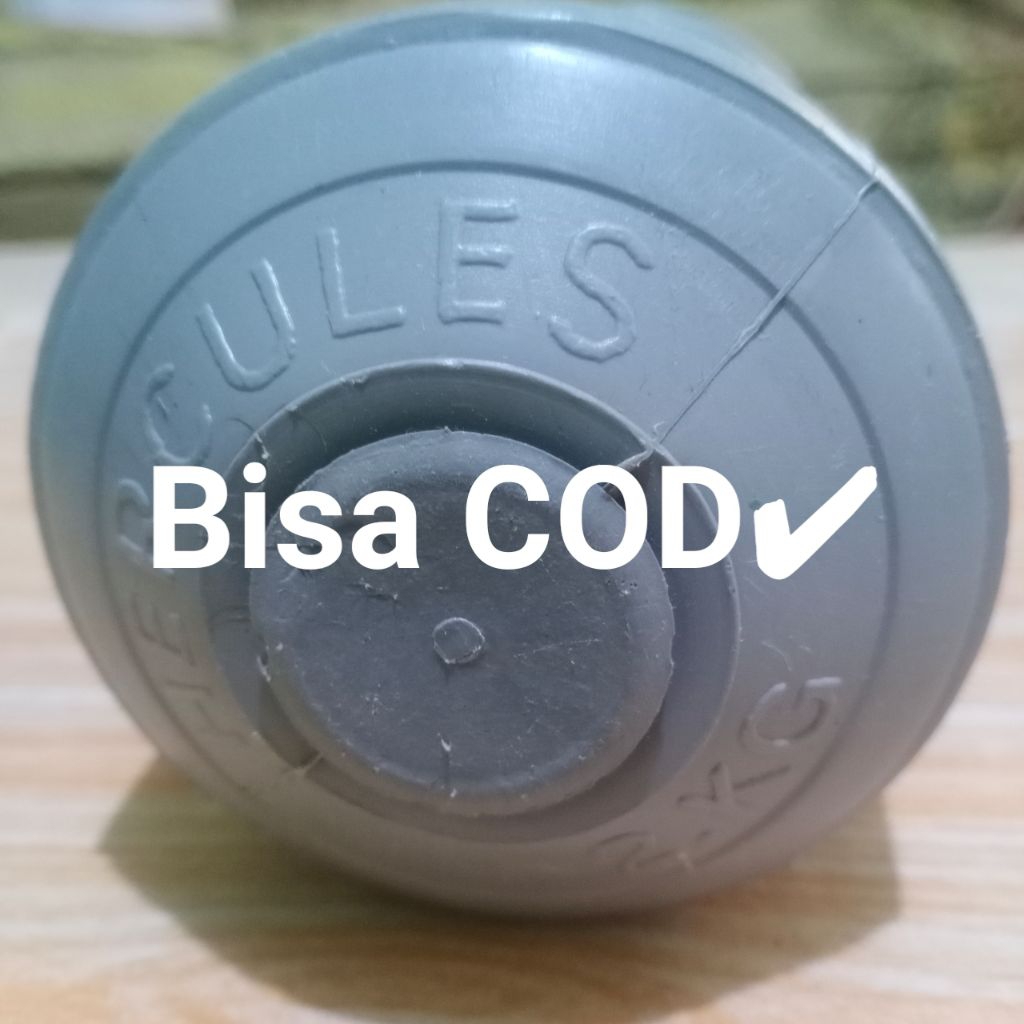 Barbell/Dumbel Hercules 2kg berisi pasir besi Second | Baca Deskripsi