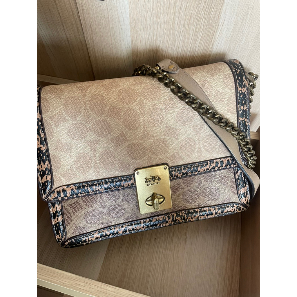 COC HUTTON canvas shoulder bag