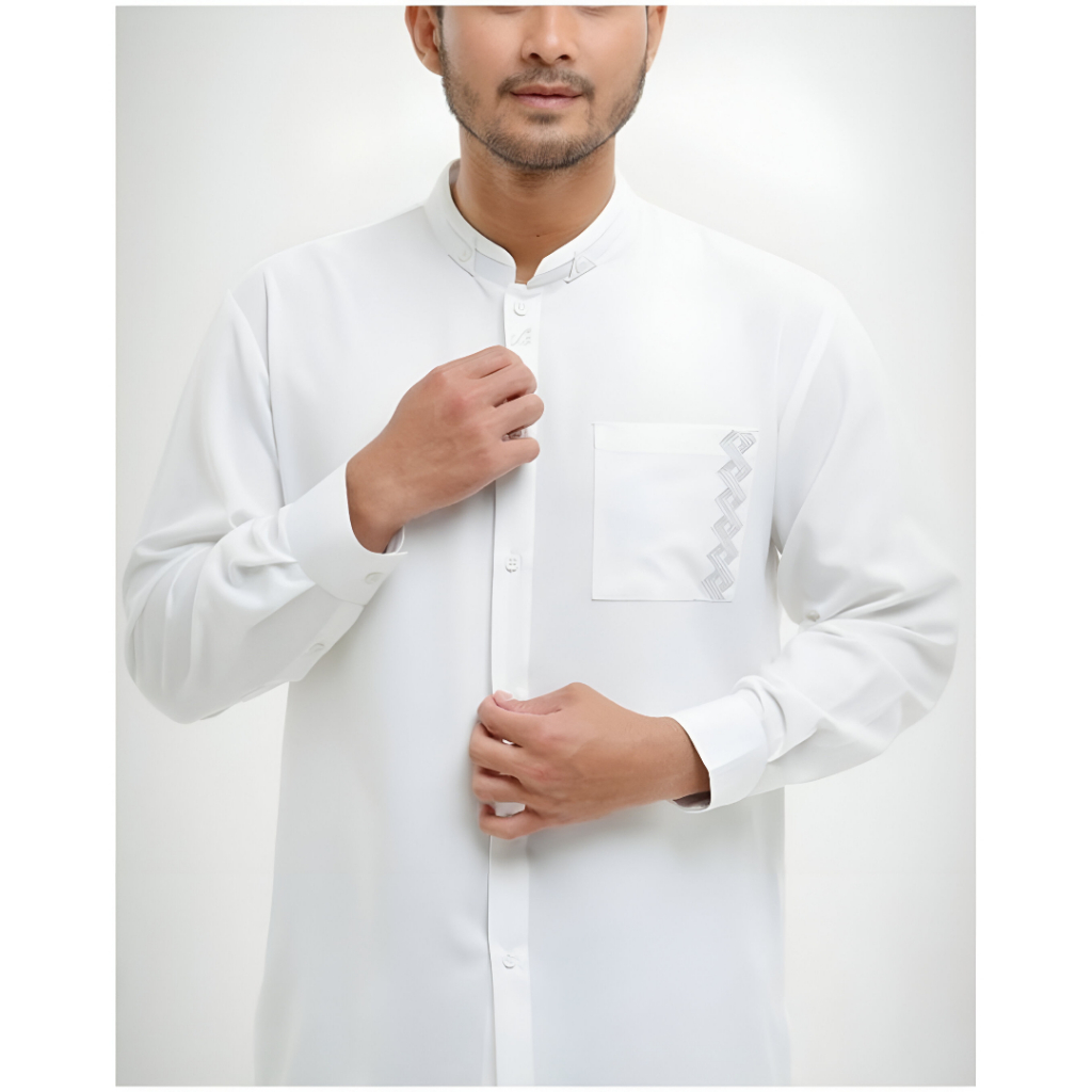 Rabbani Koko Lengan Panjang - Kemko Sarang Senjaya Mst ORI warna Light Grey