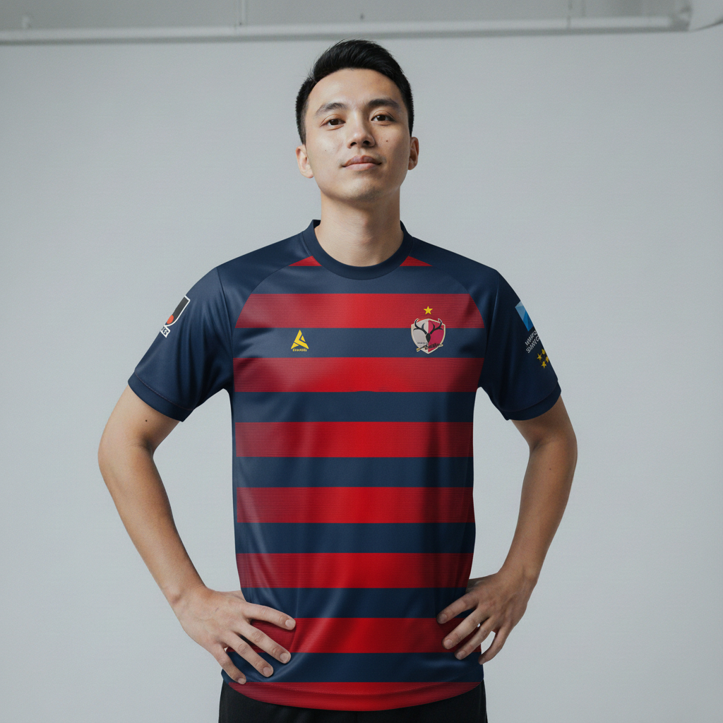ATHLETIC SPORTWEAR - Jersey Vintage Bola Fantasy Kashima Antlers Away 2017 Fullprinting Casual - Ata