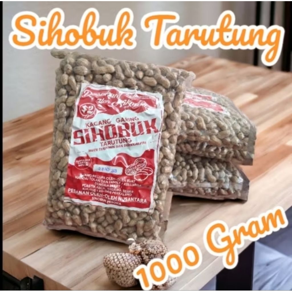 (Per kg) Kacang Sihobuk 1000gr Garing Renyak Khas Tapanuli Utara Mantap Medan