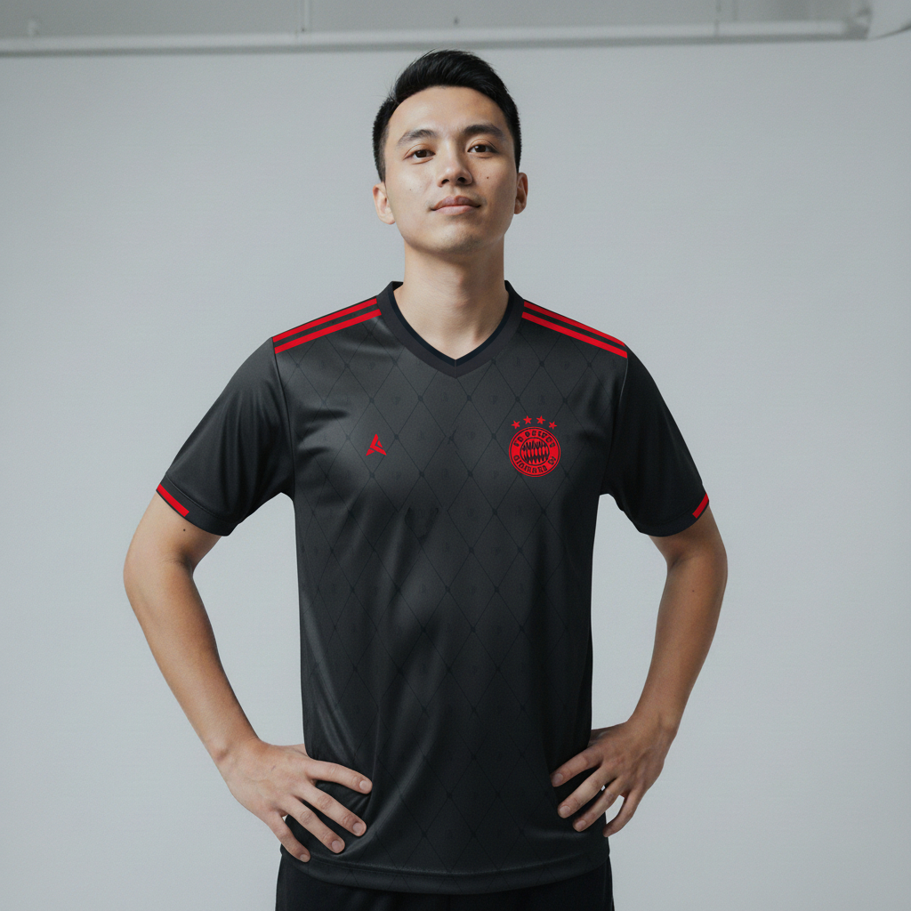 ATHLETIC SPORTWEAR - Jersey Vintage Bola Fantasy Bayern Muchen Third 2022-23 Fullprinting Casual - A