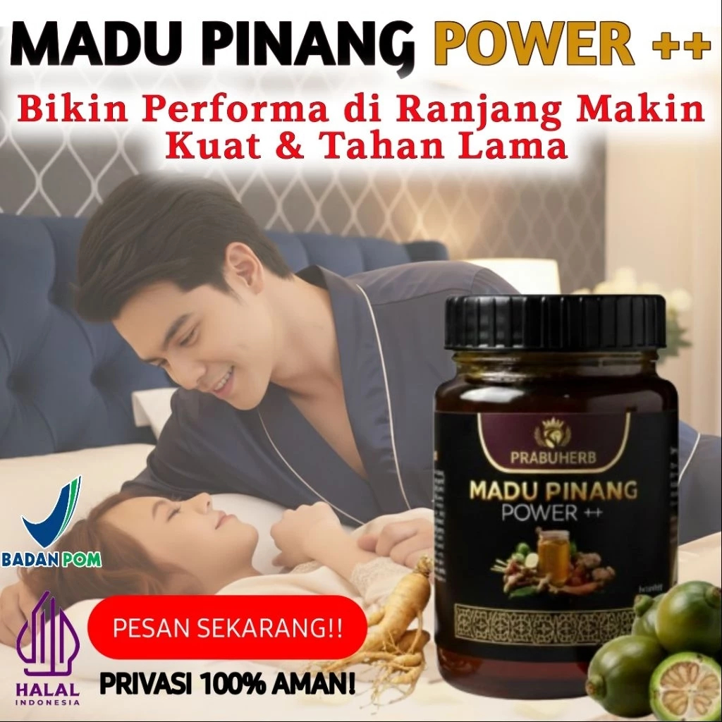 Madu Pinang Power+ 245gr – Herbal Pria Dewasa & Pasutri | Original Prabuherb