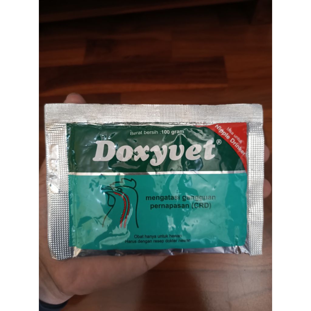 DOXYVET 100 GRAM - MEDION - OBAT AYAM BURUNG NGOROK CRD FLU INFEKSI PERNAFASAN