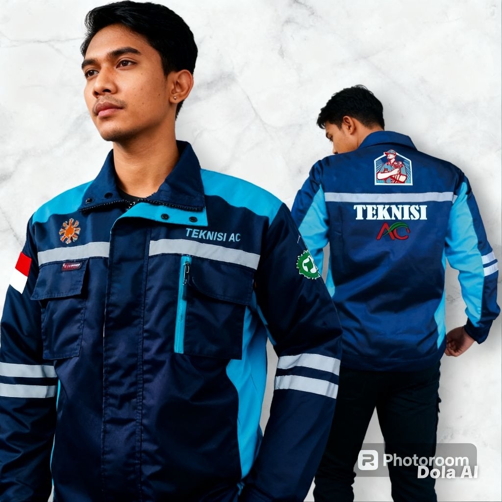 Wearpack - Wearpack Kerja Model Semijaket Warna nevi kombinasi