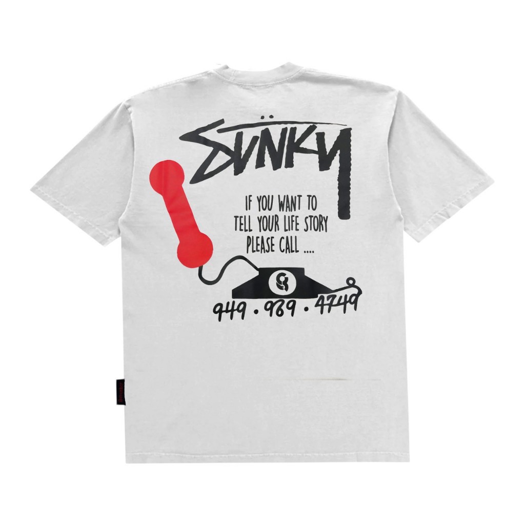 T-SHIRT SEVENKEY PHONE PUTIH KAOS PRIA KAOS DISTRO PREMIUM