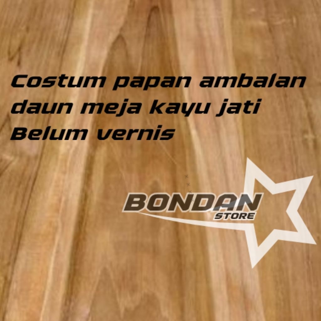 papan Ambalan Daun meja kayu jati