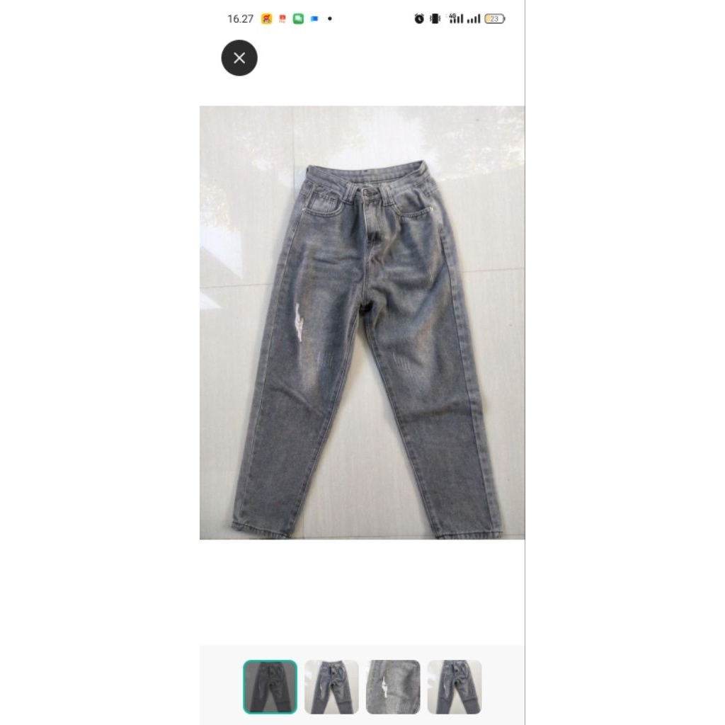 Celana Jeans Luxe Dlabel