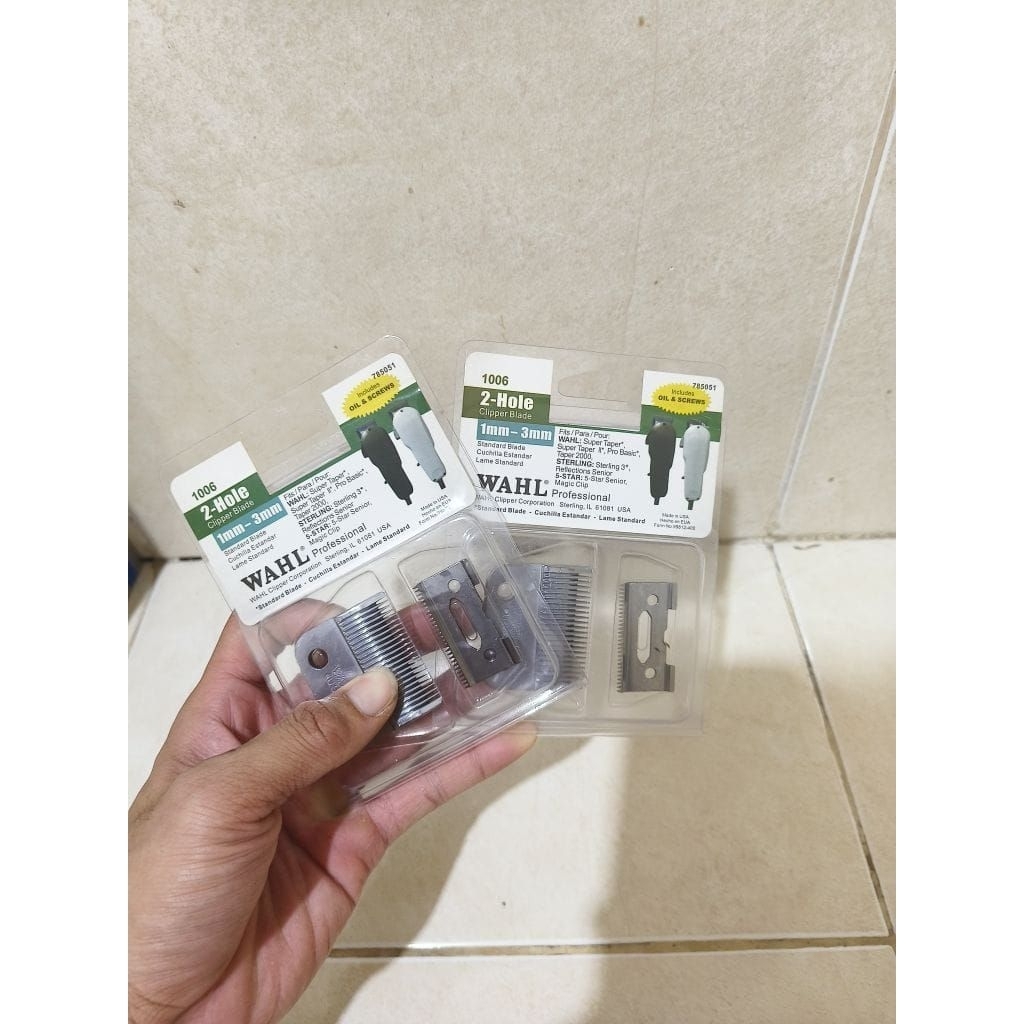 Mata Pisau Cukur Rambut WAHL Original + Minyak Oil / Sparepart Mesin Cukur