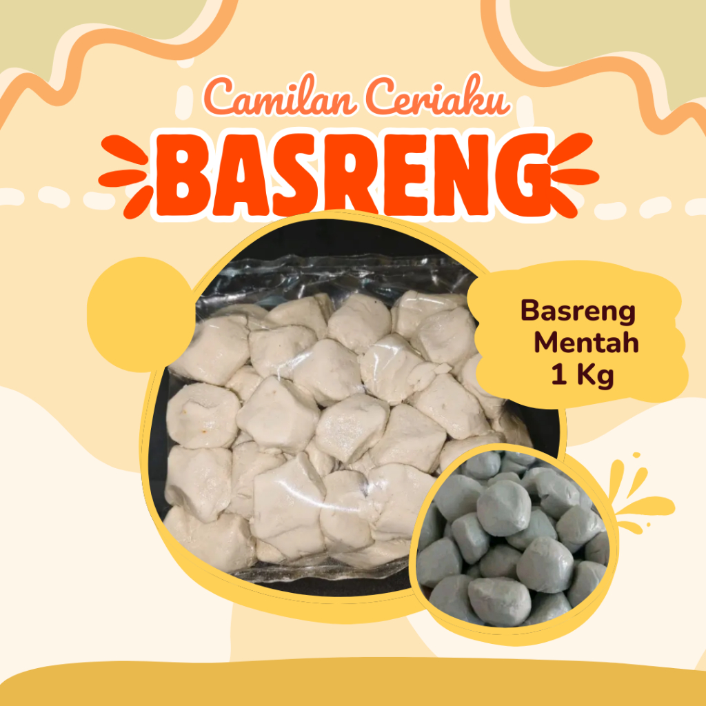 Basreng Mentah Eceran, Kiloan 1 kg