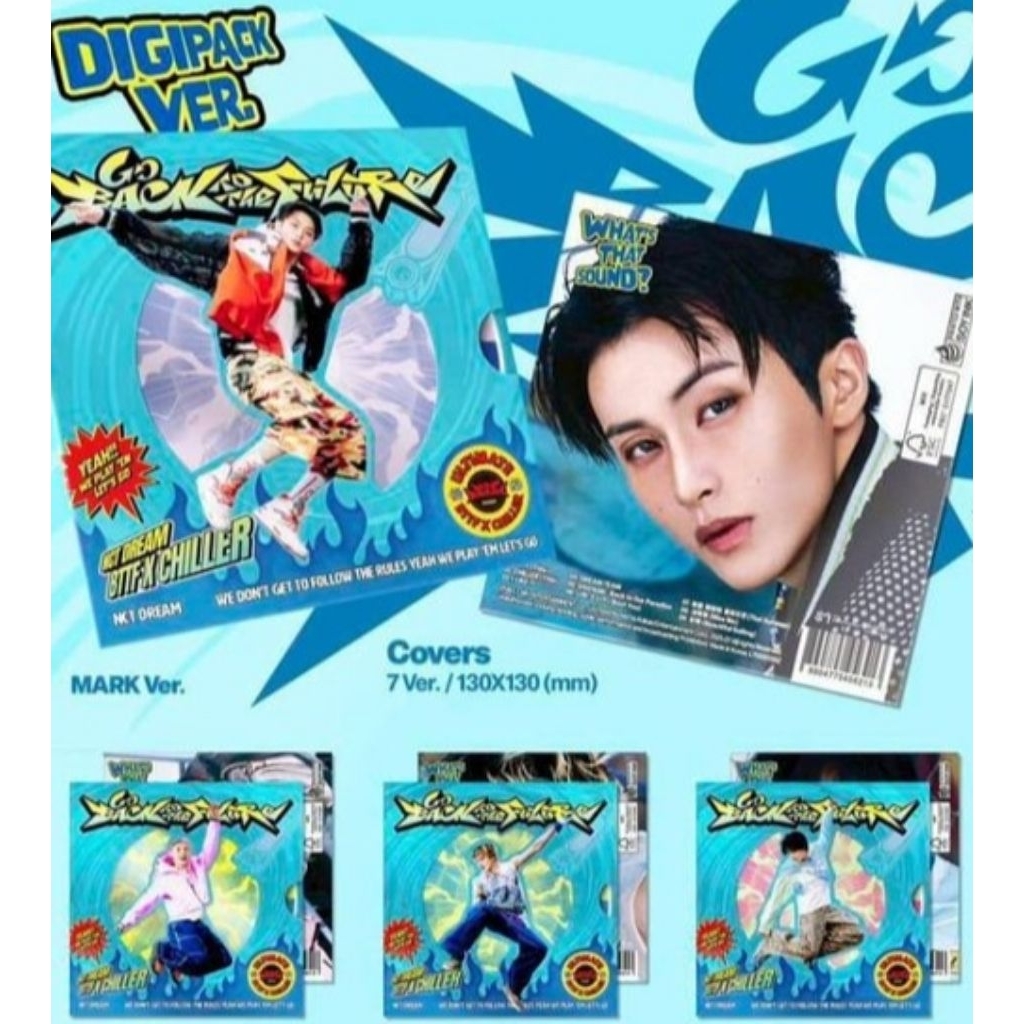 NCT DREAM Official Digipack Album Go Back To The Future gbttf off mark lee haechan jeno jaemin renju